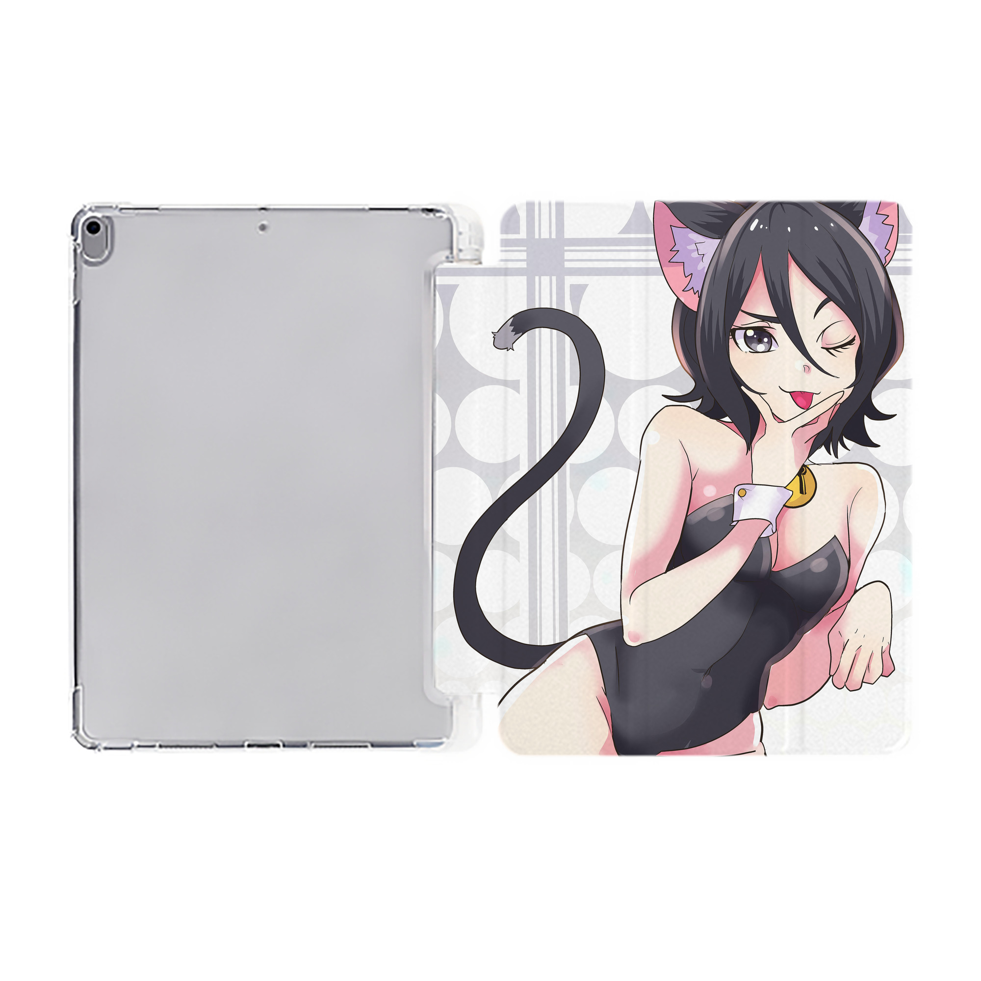 （画像用） ブリーチ BLEACH IPad ケース ペン収納付き 三つ折りスタンド PUレザー×シリコン 対応機種9.5/10.5/10.9インチ